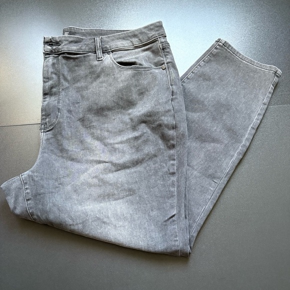 Simply Vera Vera Wang‎ Denim Skinny Jeans Women's 22w Charcoal Gray High-Rise - Picture 1 of 6